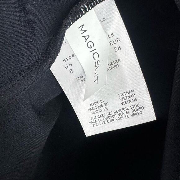 Magicsuit Soft Cup Charmed Life Izzy Tankini Sleeveless Top Black Size 8 NWT - Picture 8 of 14